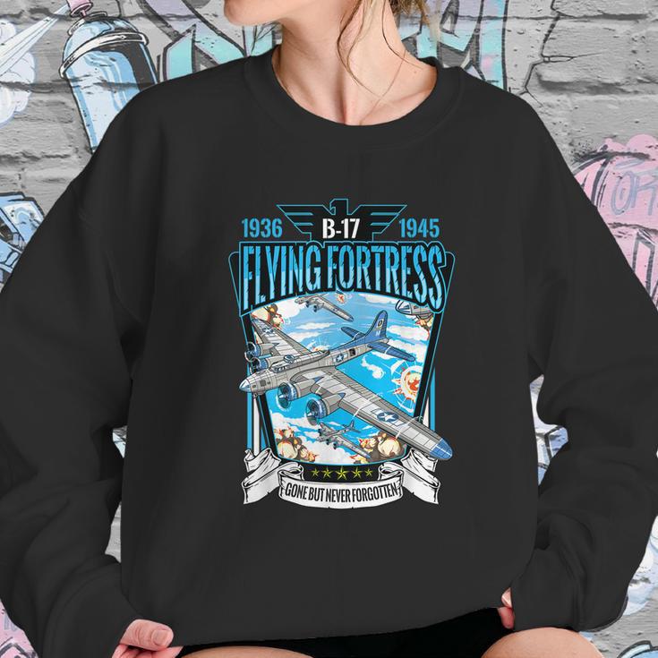 Vintage B17 Flying Fortress Ww2 Heavy Bomber Aviator Sweatshirt Gifts for Her