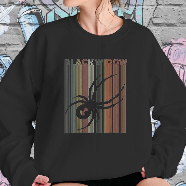 Vintage Black Widow Retro Spider Sweatshirt Gifts for Her