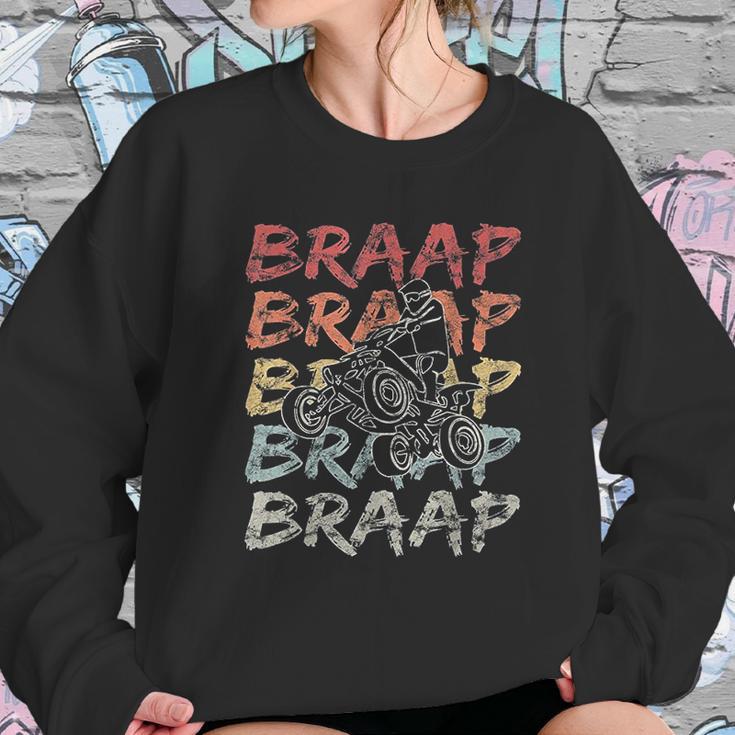 Vintage Braap Quad Biker Sweatshirt Gifts for Her