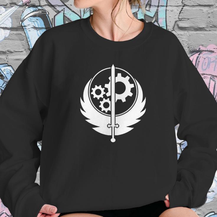 Vintage Brotherhood Of Steel Logo Sweatshirt Gifts for Her