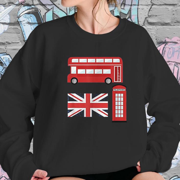 Vintage London I Love Travel Wanderlust Sweatshirt Gifts for Her