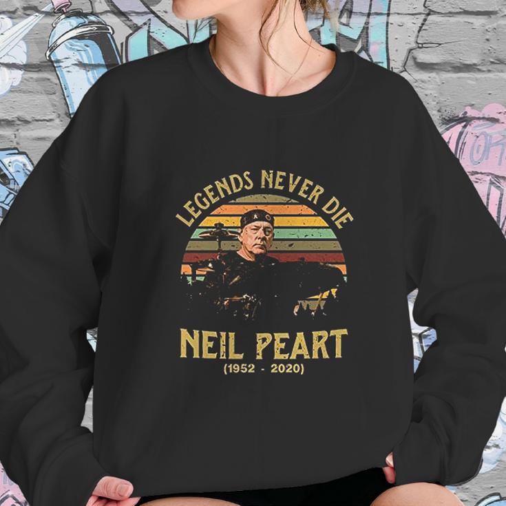 Vintage Neil Peart Legend Never Die Sweatshirt Gifts for Her