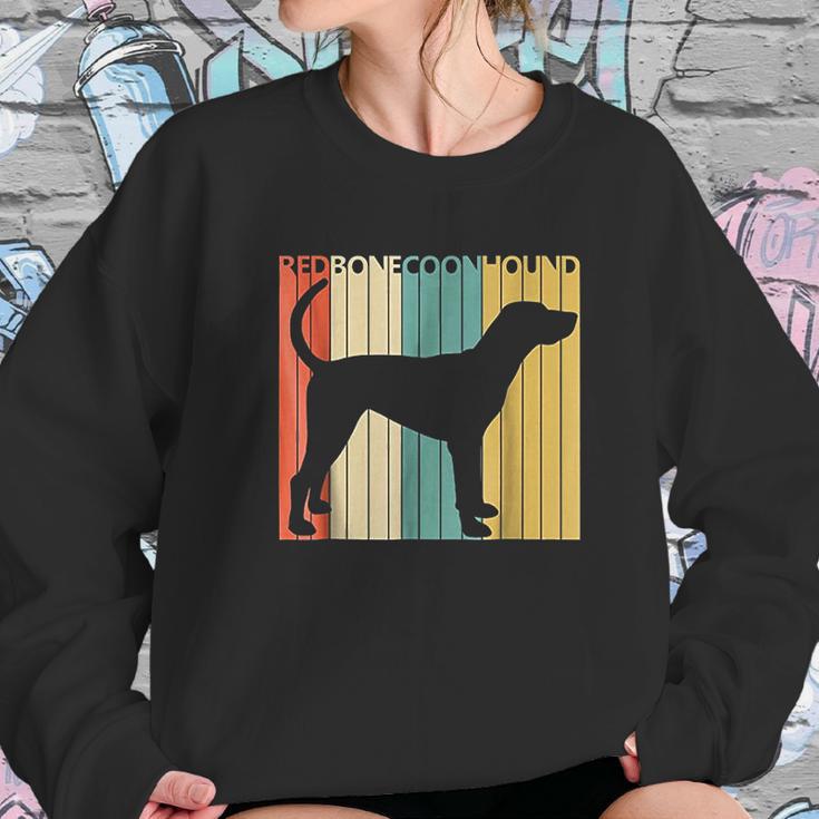 Vintage Redbone Coonhound Dog Sweatshirt Gifts for Her