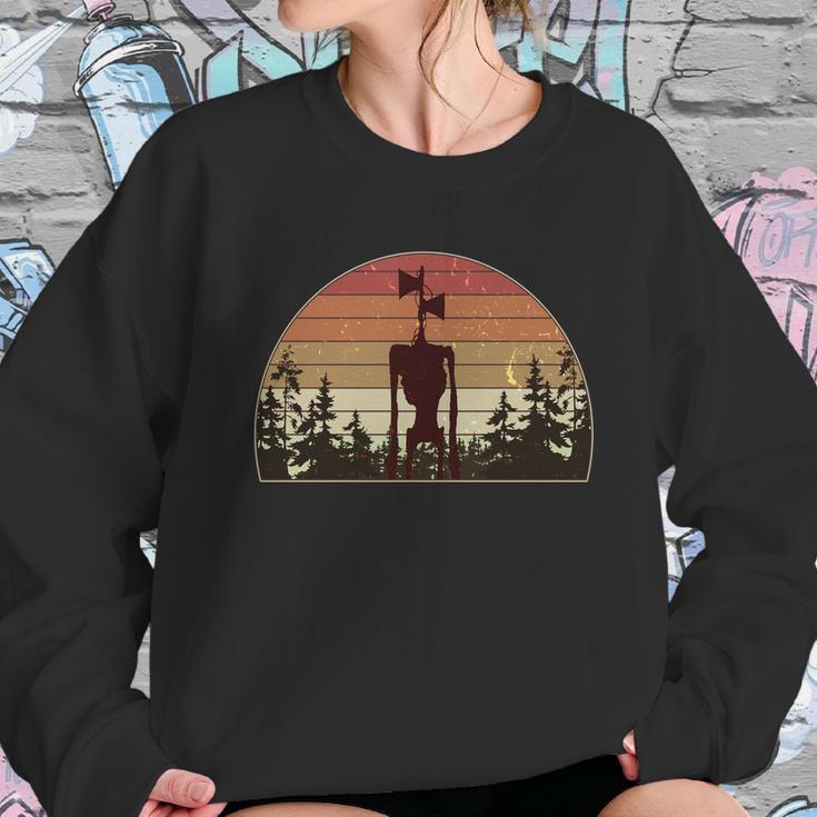 Vintage Retro Creepy Siren Head Sweatshirt Gifts for Her