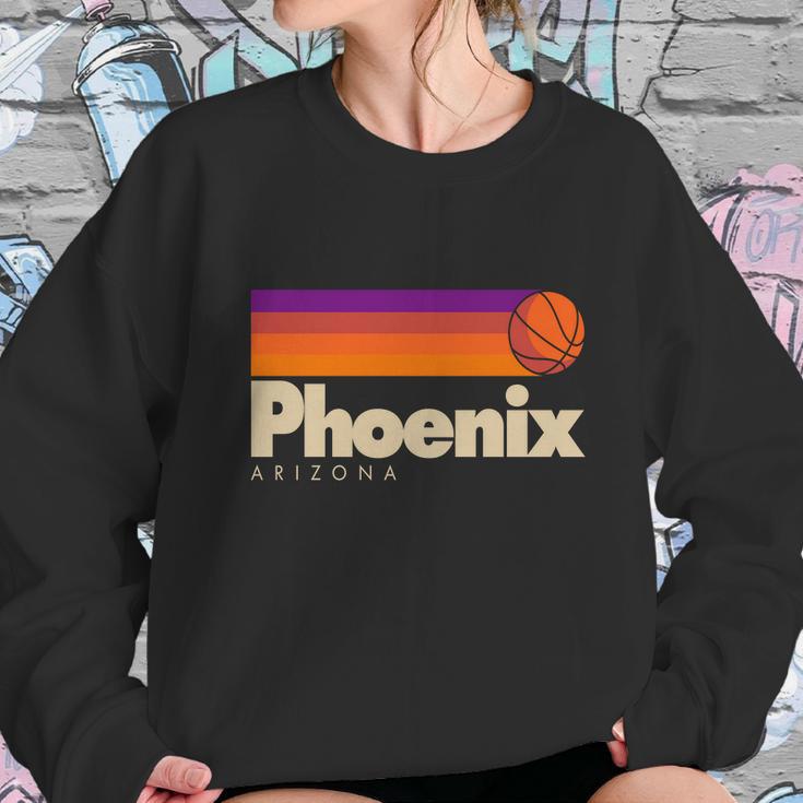 Vintage Retro Phoenix Arizona Basketball Logo Sweatshirt Gifts for Her