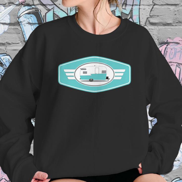 Vintage Shasta Camper Trailer Sweatshirt Gifts for Her