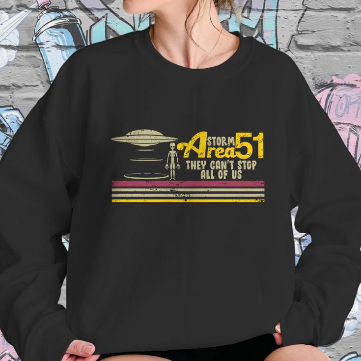 Vintage Storm Area 51 They Cant Stop All Of Us Sweatshirt Gifts for Her