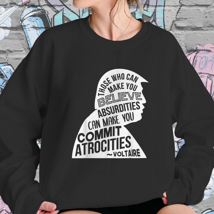 Voltaire Quote Sweatshirt Gifts for Her