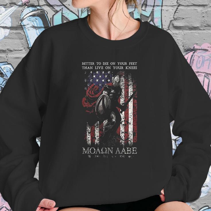 Warrior 12 Die On Your Feet Sweatshirt Gifts for Her