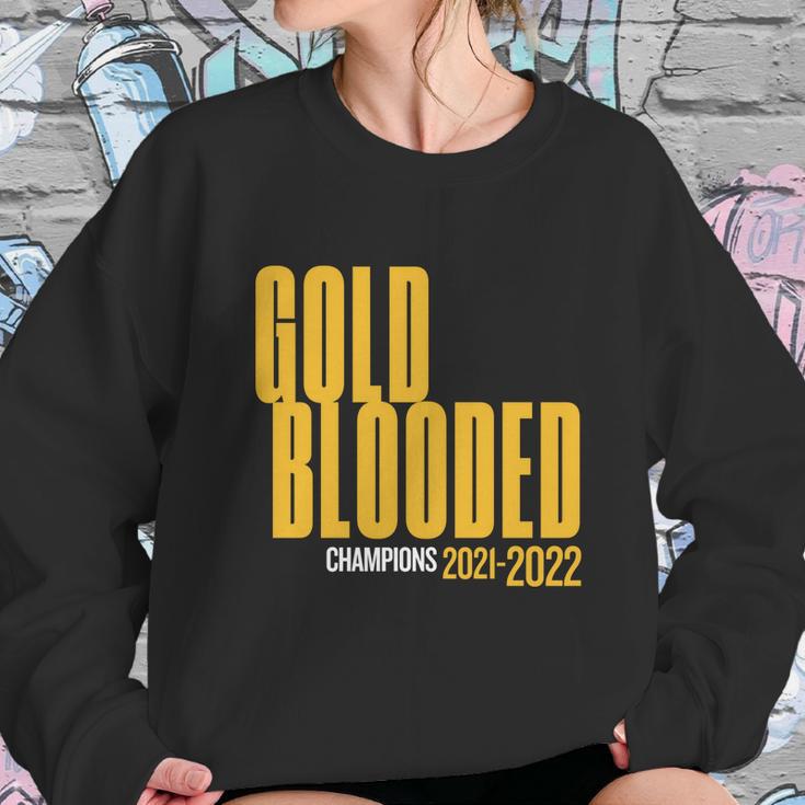 Warriors Finals 2022 Basketball Gold Blooded Warriors Graphic Design Printed Casual Daily Basic V3 Sweatshirt Gifts for Her