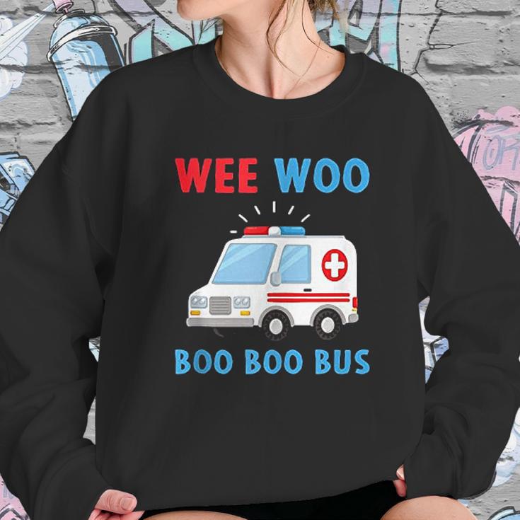 Wee Woo Boo Boo Bus Ambulance Driver Gift Sweatshirt Gifts for Her