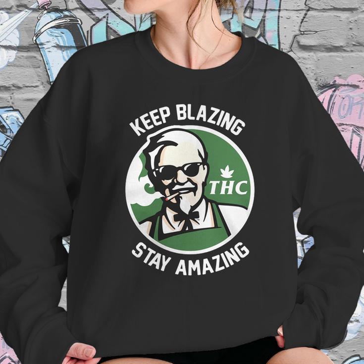 Weed Blazing Sweatshirt Gifts for Her