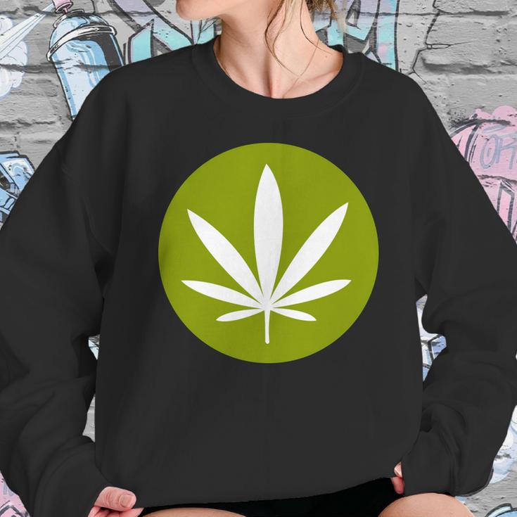 Weed Sativa Leaf T-Shirt Sweatshirt Gifts for Her