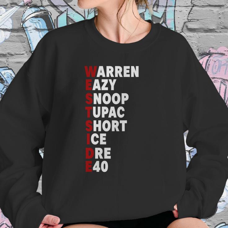 Westside - Warren Eazy Snoop Tupac Short Ice Dre E40 Sweatshirt Gifts for Her