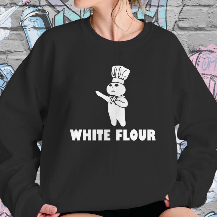 White Flour White Power Spoof T-Shirt Sweatshirt Gifts for Her