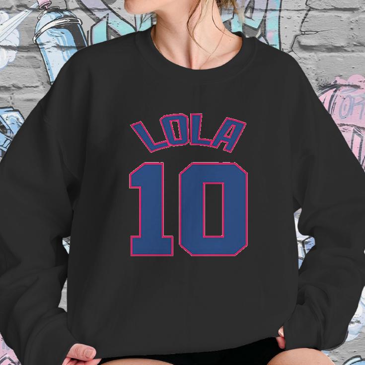 White Lola Bunny Tune Squad Jersey Sweatshirt Gifts for Her