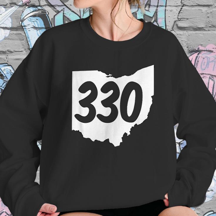 Youngstown Ohio 330 Area Code Sweatshirt Gifts for Her