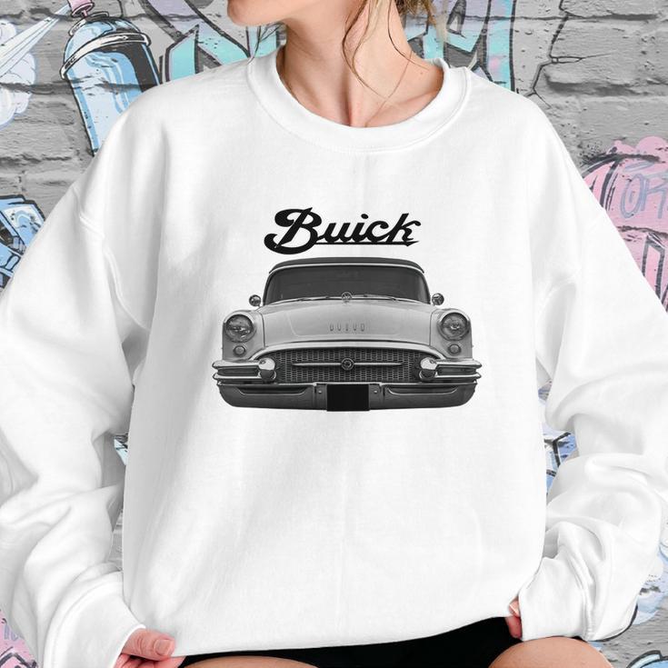 1955 Buick Two Side White Sweatshirt Gifts for Her