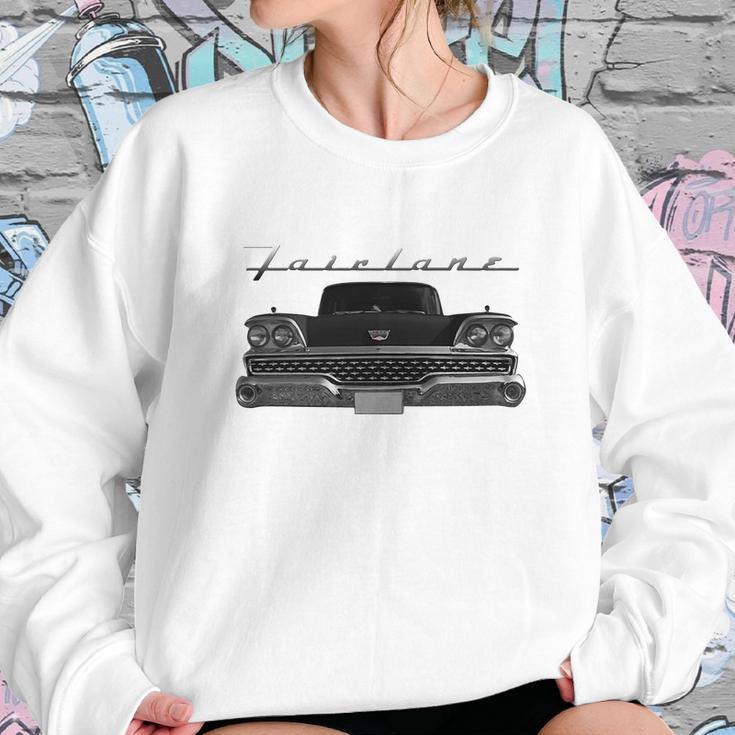 1959 Ford Fairlane Front Black Sweatshirt Gifts for Her