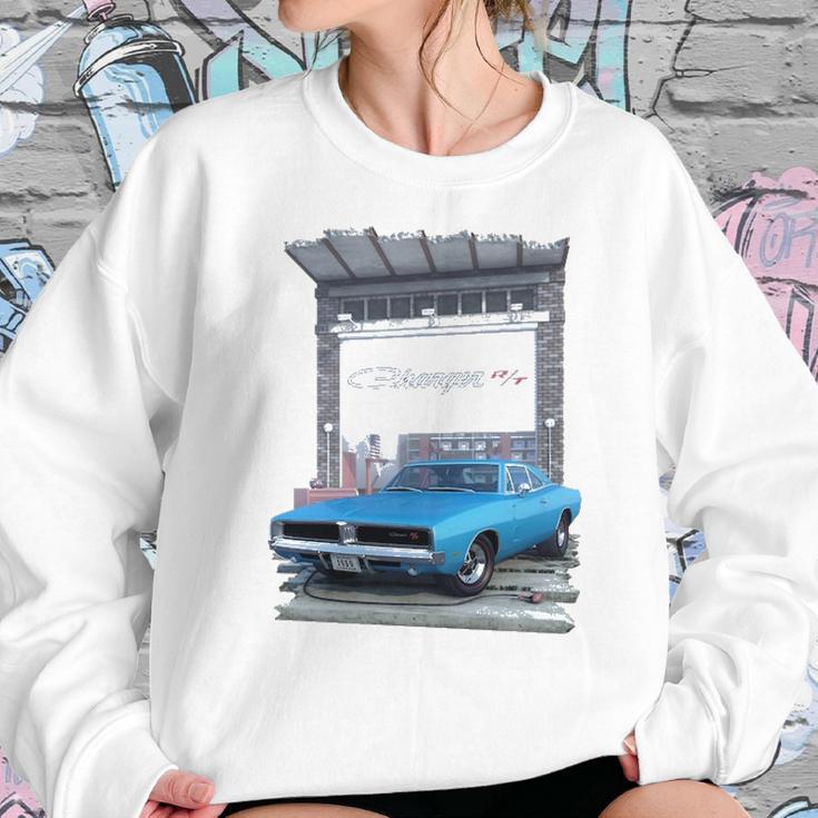 1969 Dodge Charger Graphic Design Printed Casual Daily Basic Sweatshirt Gifts for Her