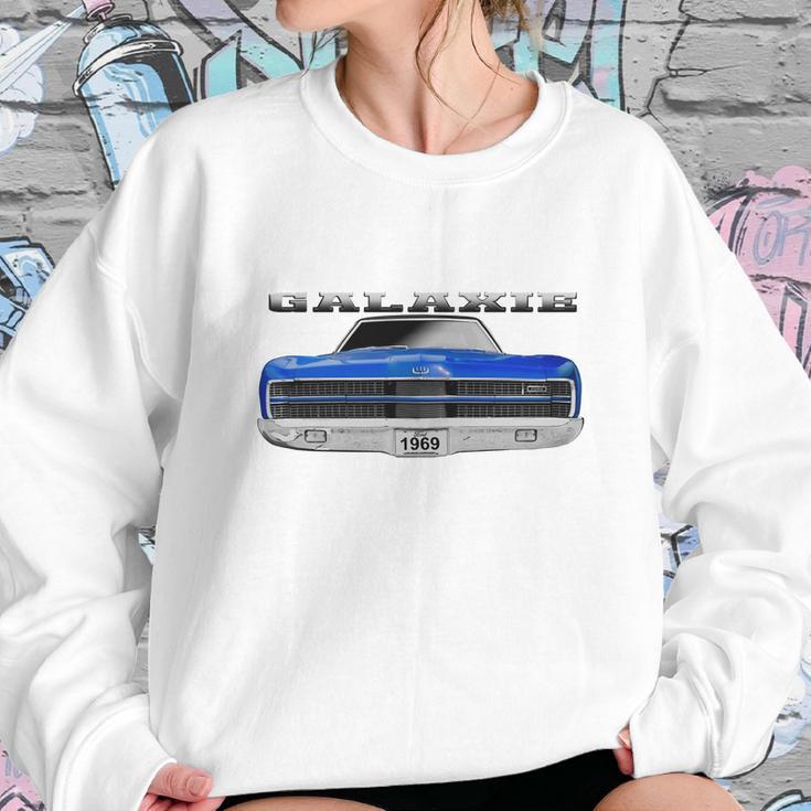 1969 Ford Galaxie Ltd Two Sided Blue Sweatshirt Gifts for Her