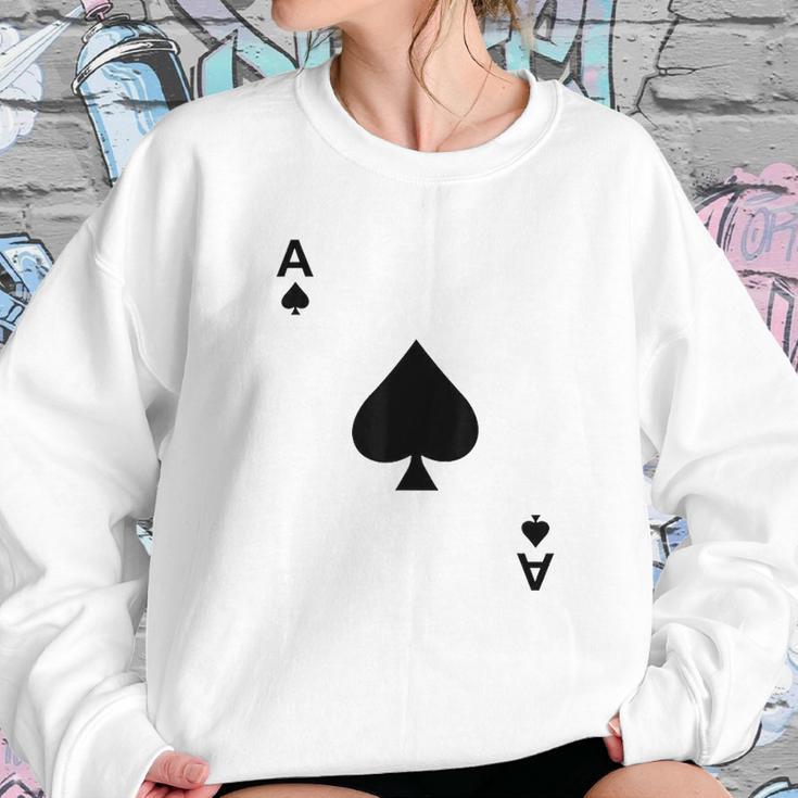 Ace Of Spades Blackjack Cards Poker Sweatshirt Gifts for Her