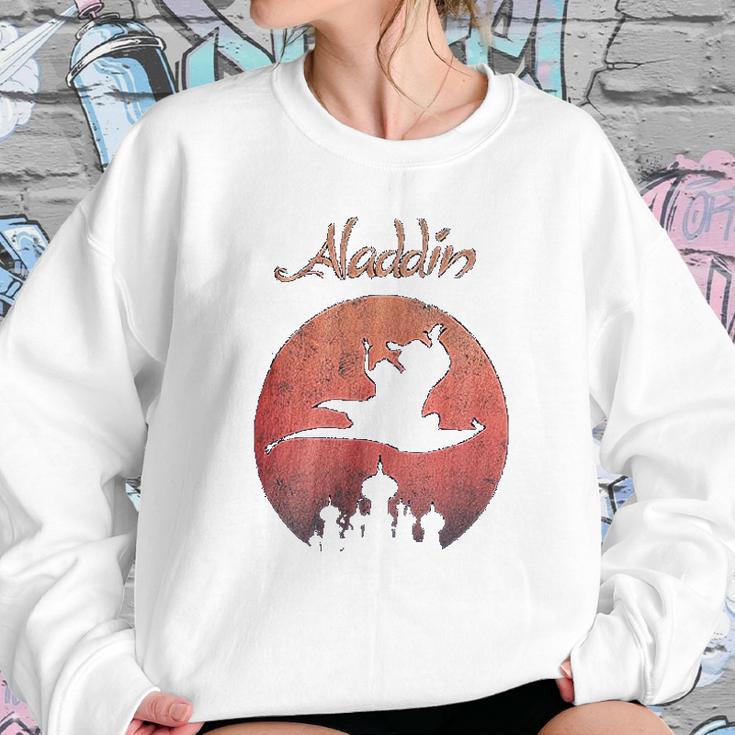 Aladdin Sunset Logo Poster Graphic Sweatshirt Gifts for Her