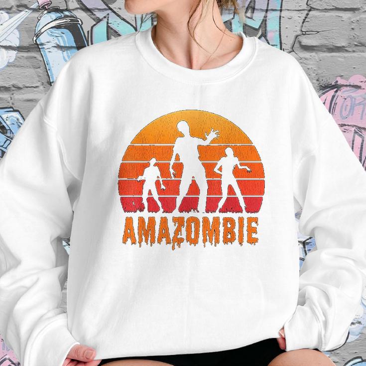 Amazombie Coworker Warehouse Zombie Gag Gift Sweatshirt Gifts for Her