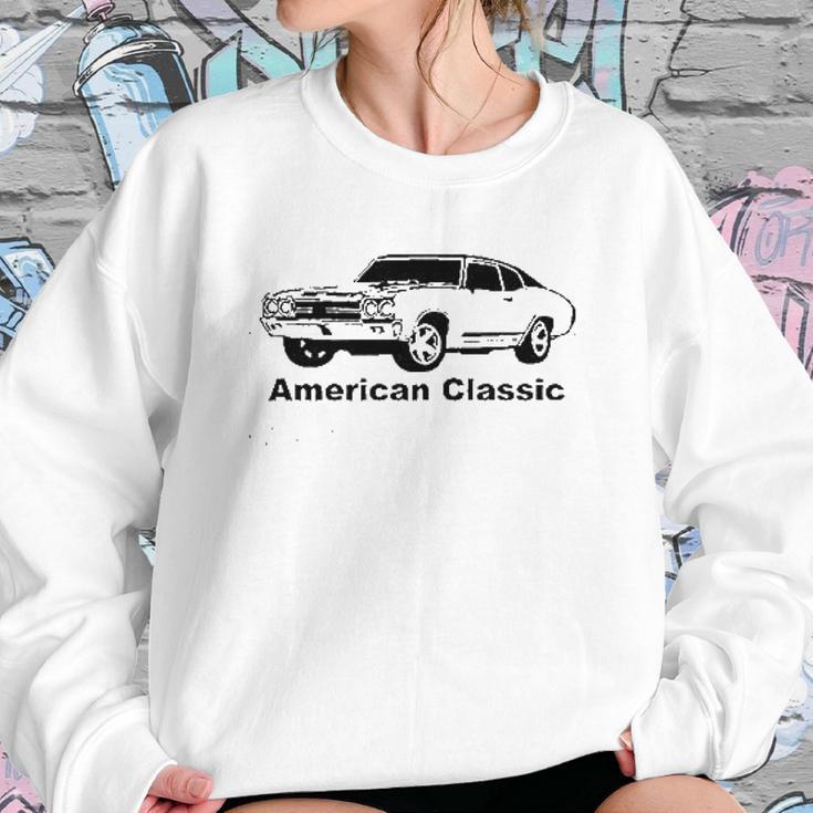 American Classic Hotrod Chevelle Nova Muscle Car Sweatshirt Gifts for Her