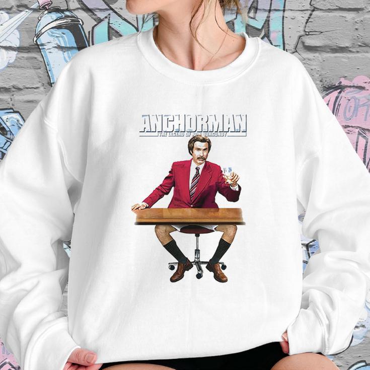 Anchorman Ron Burgundy Sweatshirt Gifts for Her