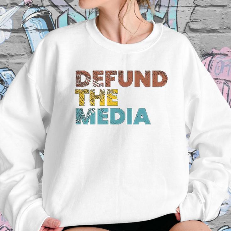 Anti Fake News Efund The Media Apparel Sweatshirt Gifts for Her