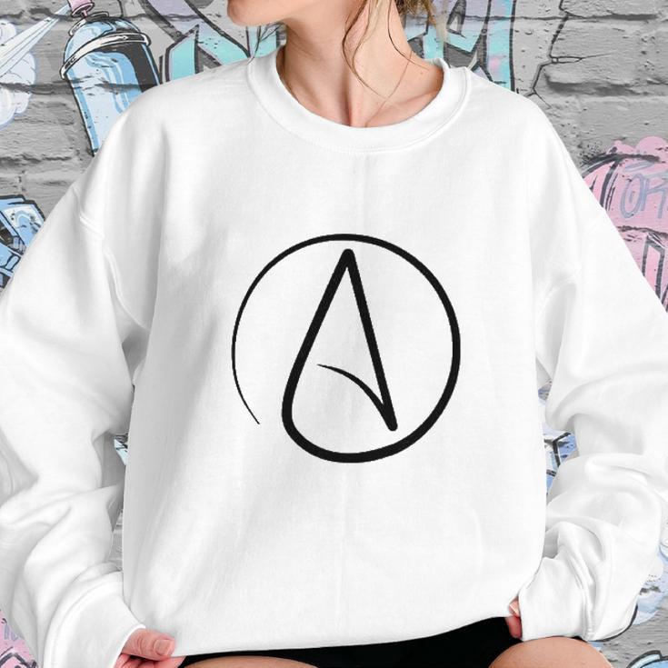 Atheist Black Print Asst Colors Sweatshirt Gifts for Her