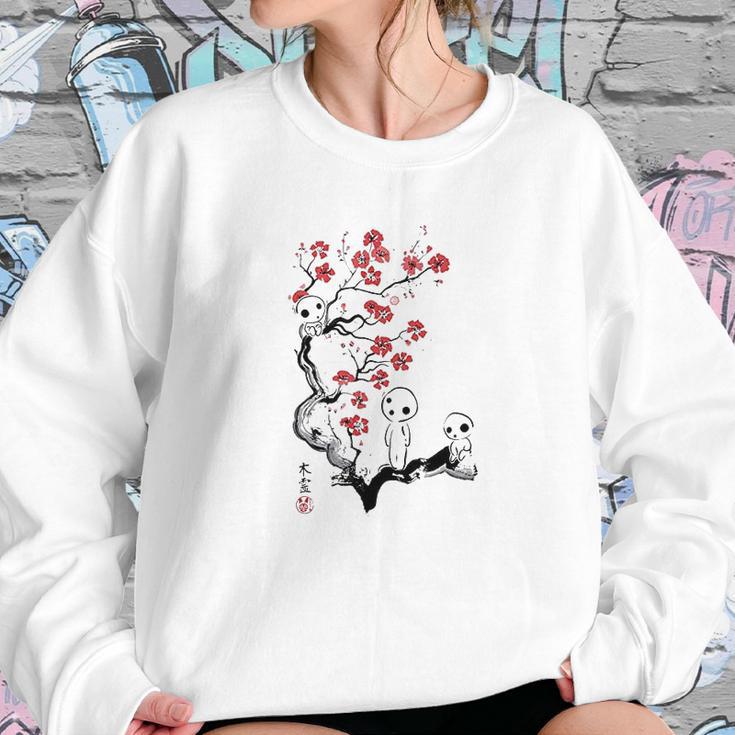 Bakugou Ink Style Princess Mononoke Little Forest Spirits Sweatshirt Gifts for Her