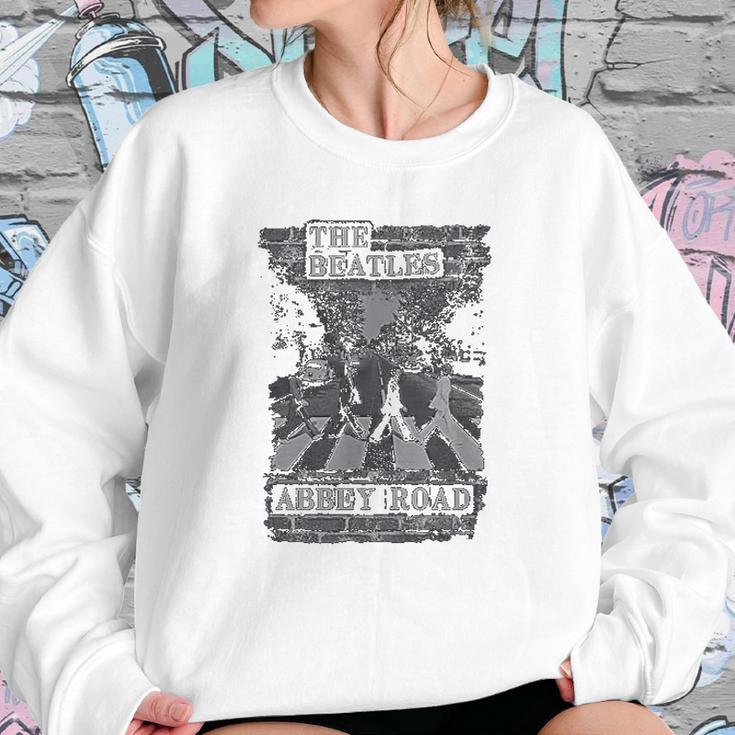 The Beatles Brick Wall Sweatshirt Gifts for Her