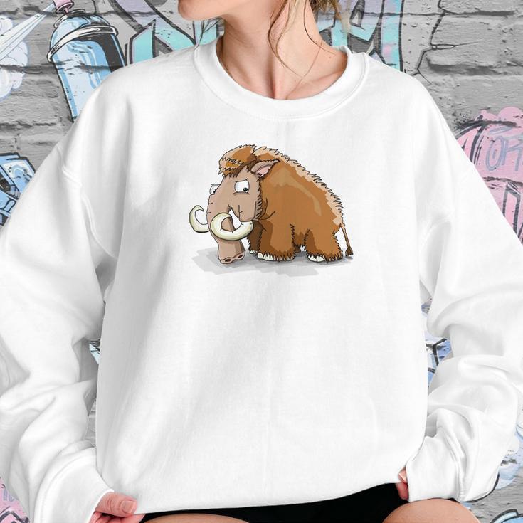 Big Wooly Mammoth Woolly Elephant Dinosaur Sweatshirt Gifts for Her