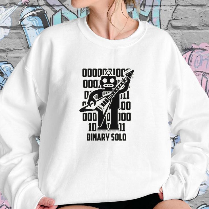 Binary Solo Robot Comedy Song Show Sweatshirt Gifts for Her