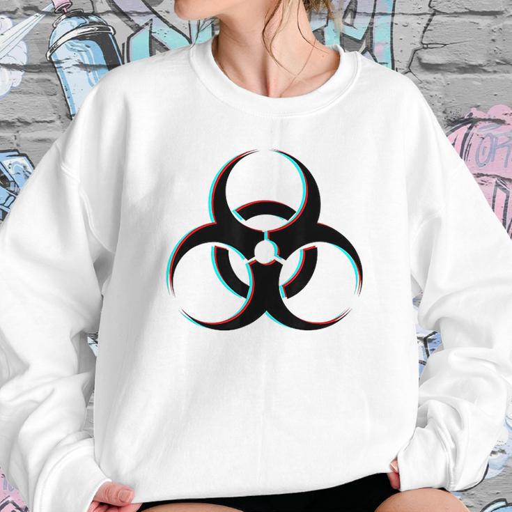 Biohazard Arl Design Radioactive Symbol Nuclear Gifts Sweatshirt Gifts for Her