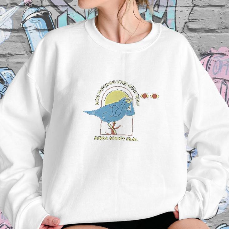 Birds Arent Real Bird Watching Sweatshirt Gifts for Her