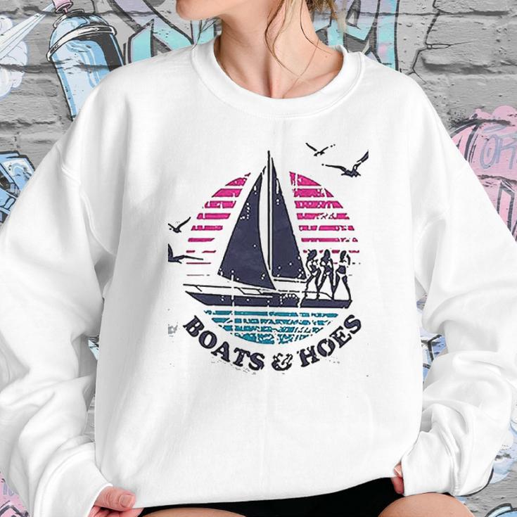 Boats And Hoes Sailing Sweatshirt Gifts for Her