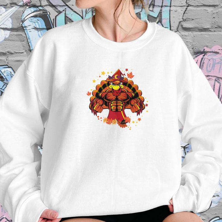 Buff Turkey Bodybuilding Fitness Thanksgiving Gym Sweatshirt Gifts for Her