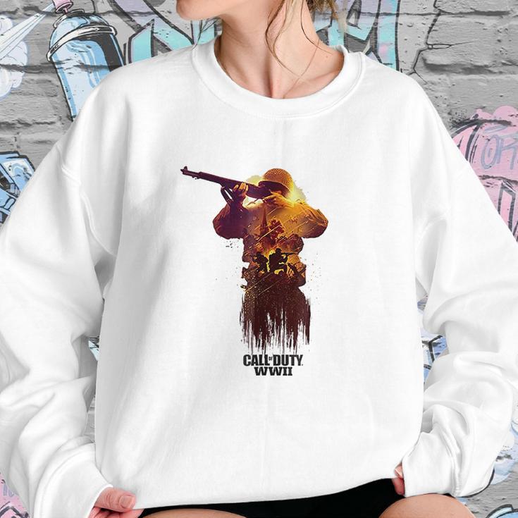 Call Of Duty Wwii War Zone Front Line Sweatshirt Gifts for Her