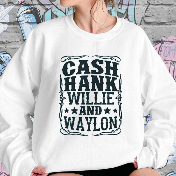 Cash Hank Willie And Waylon Country Girl Sweatshirt Gifts for Her