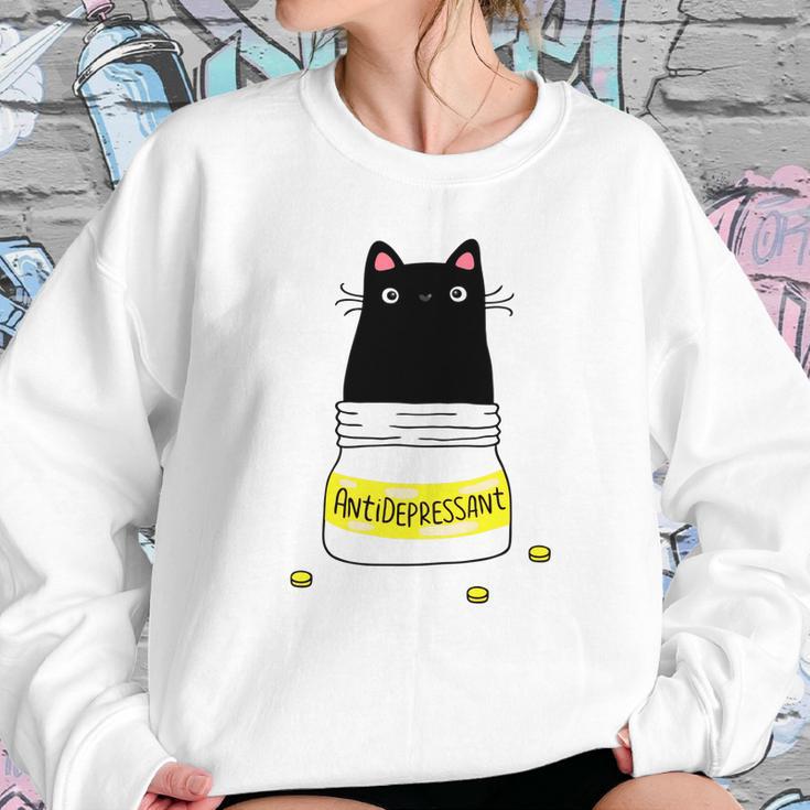 CatShirt Antidepressant Shirt Sweatshirt Gifts for Her