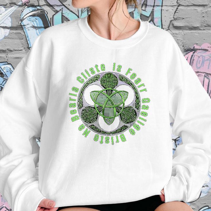 Celtic Gaelic Irish Saying Ireland Trinity Knot Sweatshirt Gifts for Her