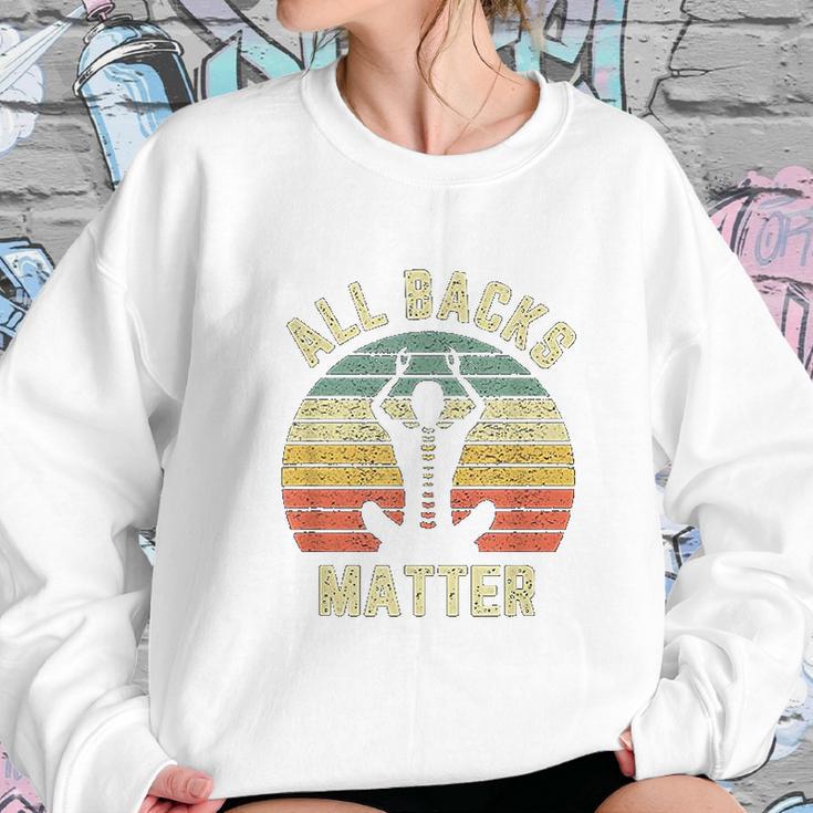 Chiropractor Funny Retro All Backs Matter Chiropractic Sweatshirt Gifts for Her