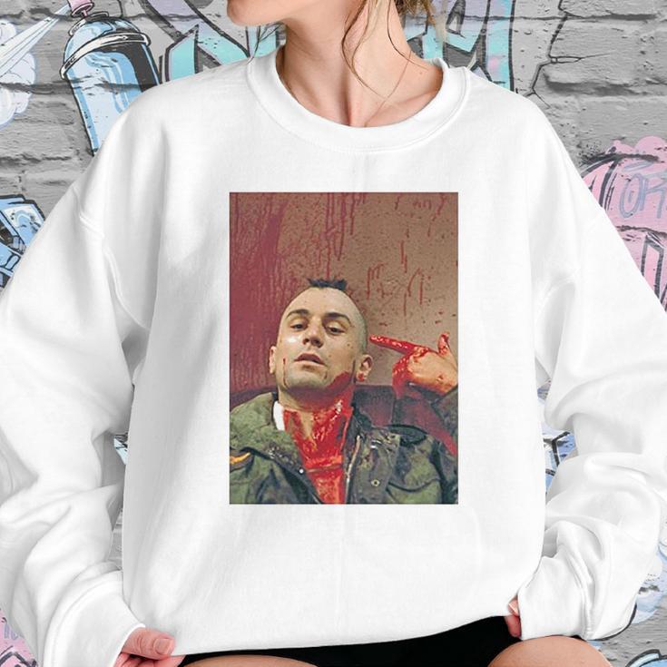 Classic 70S Movie Taxi Driver Travis Bickle Blood Soaked Cool Movie Sweatshirt Gifts for Her