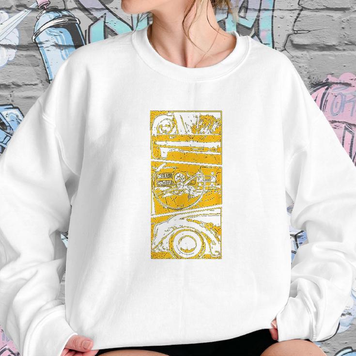 Classic Vintage Car Oldtimer Herbie Automotive Sweatshirt Gifts for Her