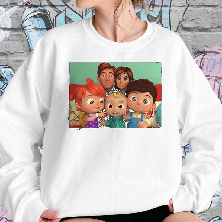 Cocomelon Family Graphic Sweatshirt Gifts for Her