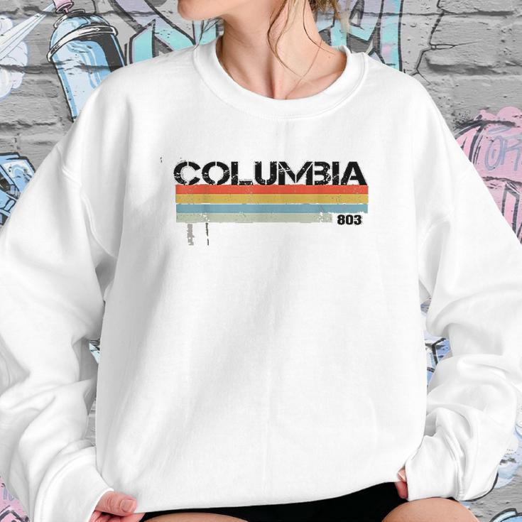 Columbia Area Code Vintage Retro Sweatshirt Gifts for Her