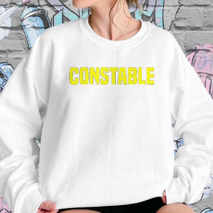 Constable Office Police Department Sweatshirt Gifts for Her